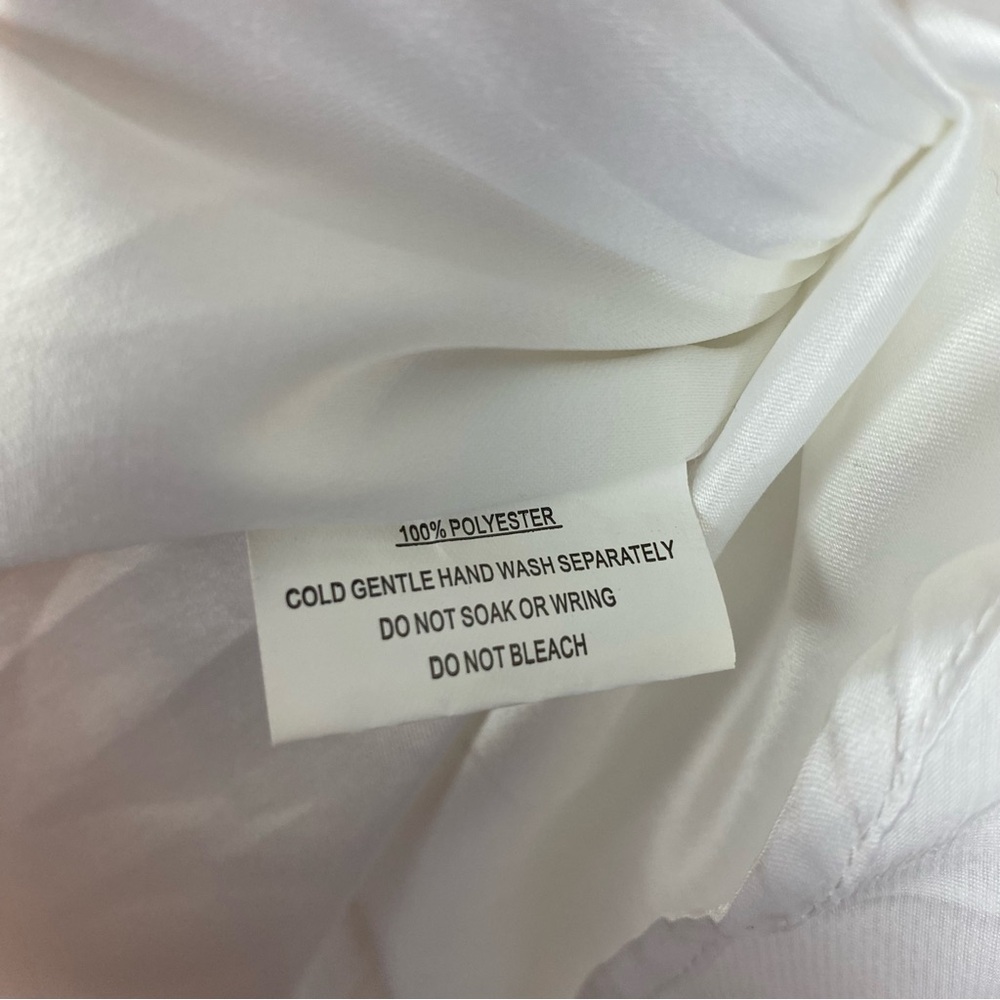 Saints + Secrets Wrap Dress with Sheer Sleeves - Picture 11 of 12